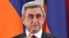 Armenia -- President Serzh Sarkisian delivers a speech.