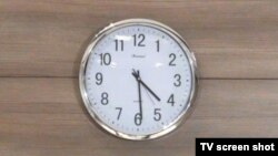 Moldova - clock, Tiraspol, September 24, 2013.