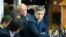 Міський голова Одеси Геннадій Труханов та його адвокат Олександр Лисак під час засідання суду у справі проти Труханова та його підлеглих 