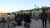 Зеленые автобусы для эвакуации постанцев и мирного населения из восточного Алеппо