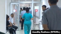 Azərbaycanda xəstəxana (arxiv fotosu).