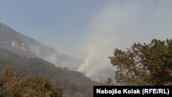 Požar u prostoru Bijele gore kod Trebinja 