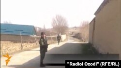 Скриншот с видеозаписи, предоставленной жителями села Овчи-Калача.