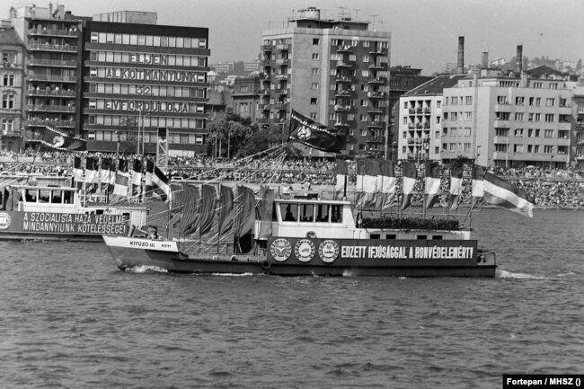 Augusztus 20-i vízi parádé 1981-ben