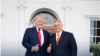 Donald Trump és Orbán Viktor Bedminsterben, New Jersey államban 2022. augusztus 2-án