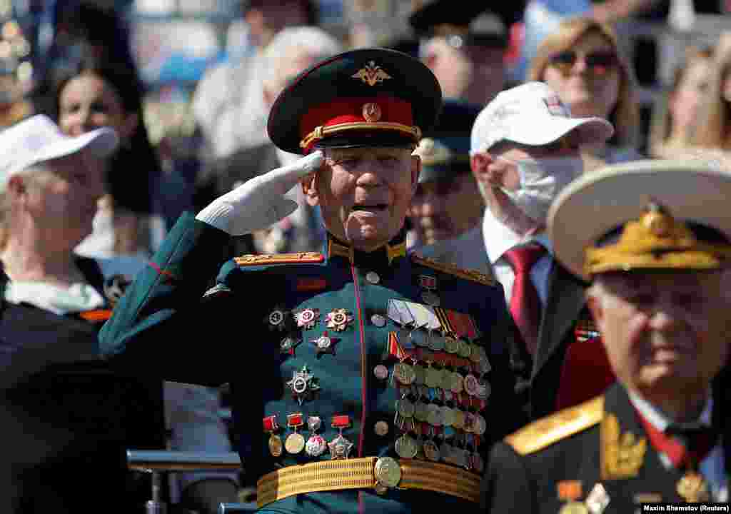 Veterans who attended had been placed under quarantine ahead of the parade.