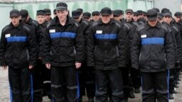 Заключенные в Красноярской колонии. Иллюстративное фото