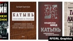 Расейскія кнігі, у якіх адмаўляецца віна НКВД і Сталіна за катынскае злачынства