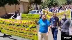 بازنشستگان معترض در کرمان