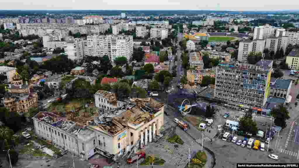 Утром 14 июля российские войска обстреляли ракетами центр Винницы.