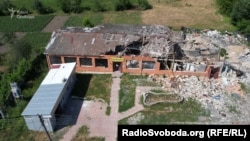The post office is now in ruins.  Andriy said soldiers blew it up in an attempt to hide evidence of the murders.