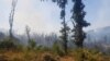Shkatërrimi i pyjeve nga zjarret në Delcevë, Maqedoni e Veriut, korrik 2022.