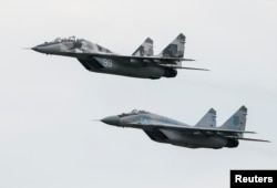 Bulgaria still has some MiG-29 fighters, which other countries are donating to Ukraine. (file photo)