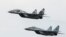 Archív felvétel 2016-ból az ukrán légierő MiG–29-es vádászgépeiről