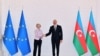 Եվրոպական հանձնաժողովի նախագահ Ուրսուլա ֆոն դեր Լայենը և Ադրբեջանի նախագահ Իլհամ Ալիևը: 