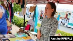 Эльза Нәбиуллина "Печән базары" чарасында. 2022 ел. 