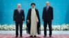 Իրանի, Ռուսաստանի և Թուրքիայի նախագահներ Էբրահիմ Ռաիսիի, Վլադիմիր Պուտինի և Ռեջեփ Էրդողանի հանդիպումը Թեհրանում, 19-ը հուլիսի, 2022թ.