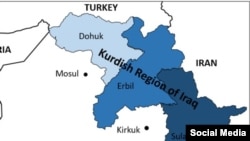 مرز بین ایران و اقلیم کردستان عراق 