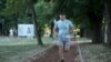 Bosnia-Herzegovina, Banja Luka, Half marathon runner with diabetes, video grab, July 2022