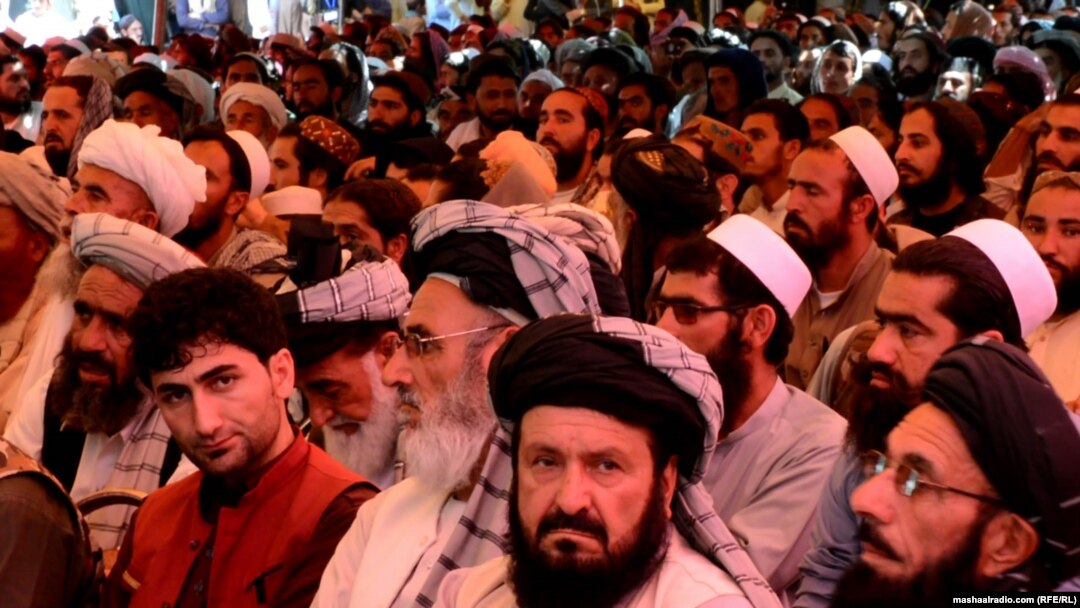 په صبریو ولسوالۍ کې یوشمېر کسانو په ولسي غونډه کې ګډون وکړ - د جولای ۱۶مې انځور.