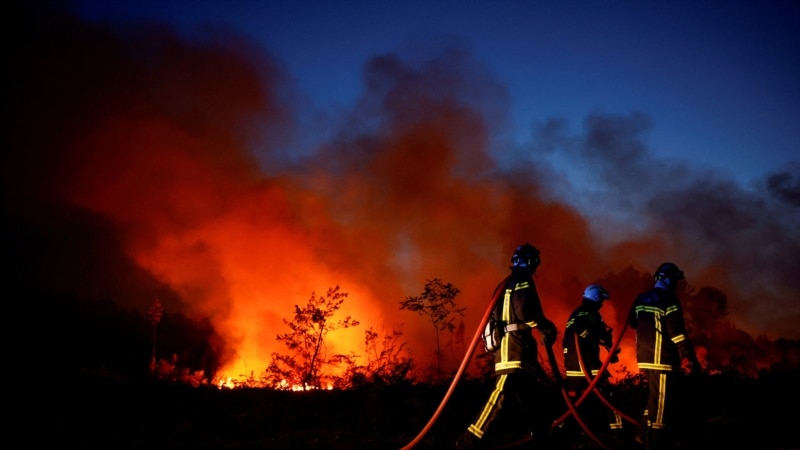 Borba s požarima u Španiji i Francuskoj