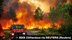 шумски пожар во Франција, 13 јули