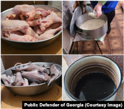 ფოტოკოლაჟი სახალხო დამცველის ანგარიშიდან