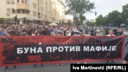 протест „Бунт против мафијата“ во Нови Сад, 28.07. 2022.
