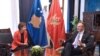 Ministar vanjskih poslova Crne Gore Ranko Krivokapić i ministrica vanjskih poslova i dijaspore Kosova Donika Gervala-Švarc u Podgorici 18. jula 2022.