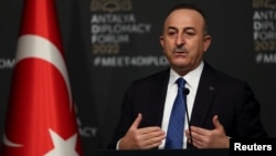 Turkish Foreign Minister Mevlut Cavusoglu (file photo)