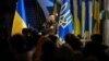 Президент України Володимир Зеленський дає пресконференцію у Київському метро. 23 квітня 2022 року
