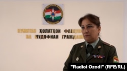 Умеда Юсуфи, пресс-секретарь КЧС Таджикистана