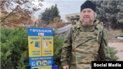 Mihail Vasiljev, protojerej koji je poginuo u Ukrajini (datum i lokacija slike nepoznati)