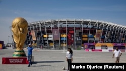 استدیوم بزرگ قطر که از بازی های جام جهانی میزبانی خواهد کرد