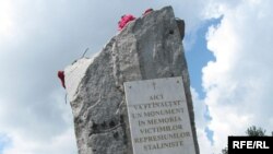 A would-be monument to the victims of Stalinism in Chisinau