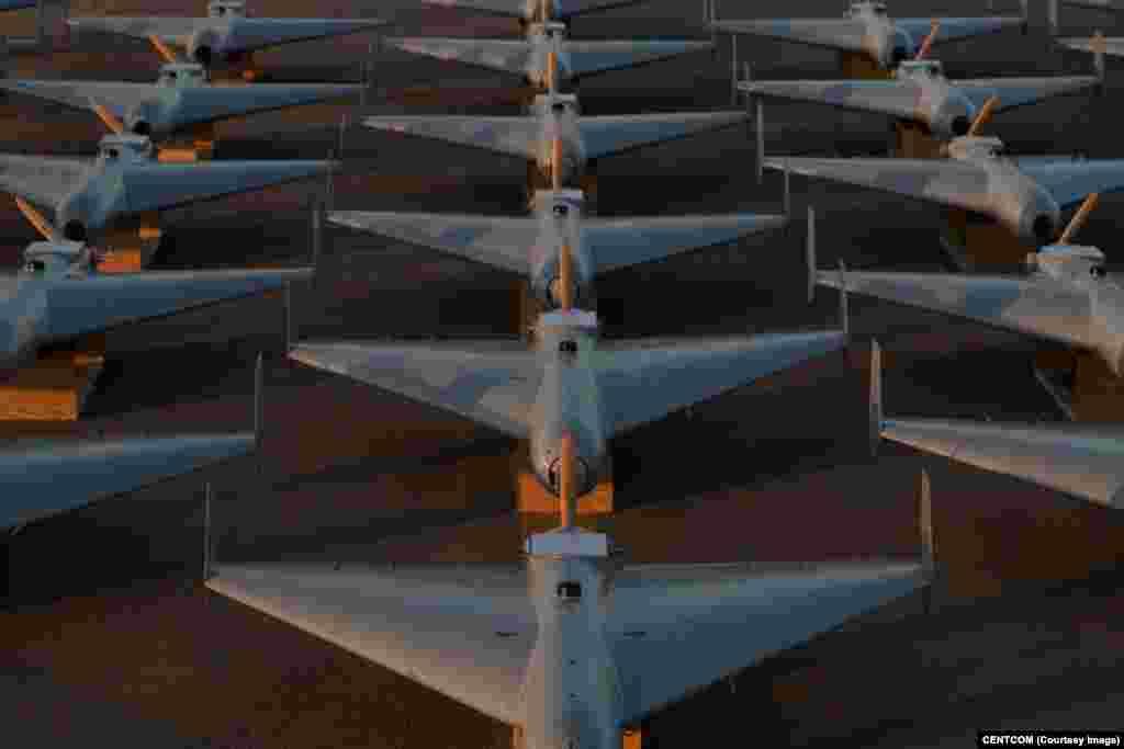 LUCAS drones at an unnamed US military base in November 2025.Task Force Scorpion was established in late 2025 as part of the White House's "drone dominance" push. US Defense Secretary Pete Hegseth recently called for the US to "invest in inexpensive, unmanned platforms that have proved so effective," in modern warfare.