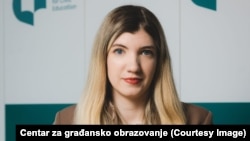 Sara Čabarkapa iz crnogorskog Centra za građansko obrazovanje.