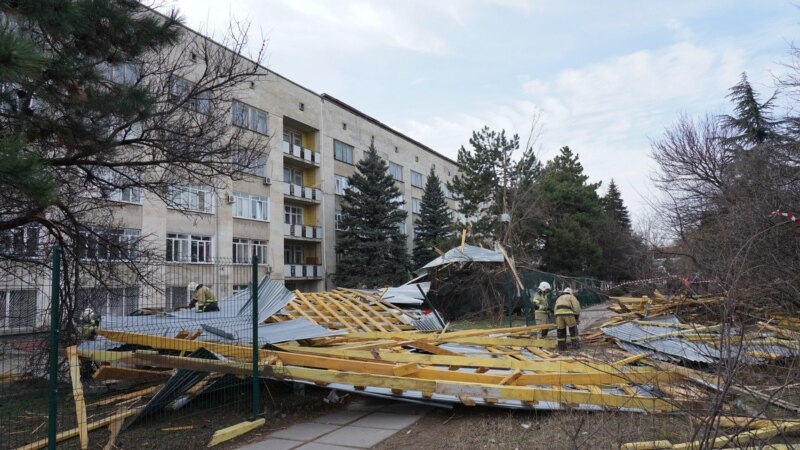 В Симферополе будут судить подрядчика из-за сорванной ветром крыши института – прокуратура