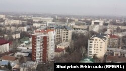 Бишкек шаарындагы жаңы курулган үйлөр