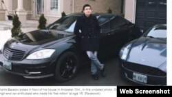 Канадалық БАҚ-тағы Қазақстаннан шыққан Карим Баратовтың ұсталғаны туралы ақпарат скриншотынан үзінді.