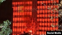 Здание бывшего "Укртелекома" в оккупированном Луганске, 21 октября 2026