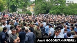 ოპოზიციის მიტინგი სოხუმში