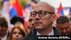 Serbian List's chairman, Goran Rakic (file photo) 