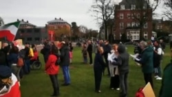 تجمع اعتراضی ایرانیان در آمستردام، ۱۴ آبان