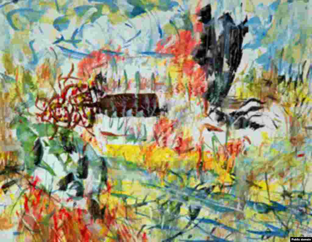 Arthur Pinajian Landscape, Oil on board, 11x14 inches (1997), Stephanie’s Art Gallery