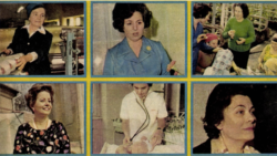 Multiplele ipostaze ale femeilor în vremea comunismului. Captură din revista Femeia, organul de presă al Consiliul Național al Femeilor. 