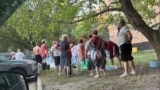 Черга за водою в окупованому Донецьку, липень 2025 року 