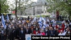 Manifestație pro-Israel, 16 mai 2021, București.