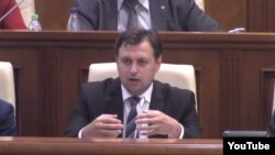 Maxim Lebedinschi în parlament, 21 septembrie 2017