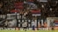 Slika osuđenog ratnog zločinca Ratka Mladića koju su postavili navijači beogradskog kluba Partizan na utakmici s OFK Beograd, 31. april 2026.